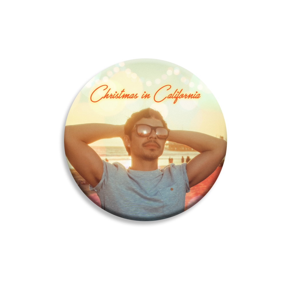 Christmas in California Button
