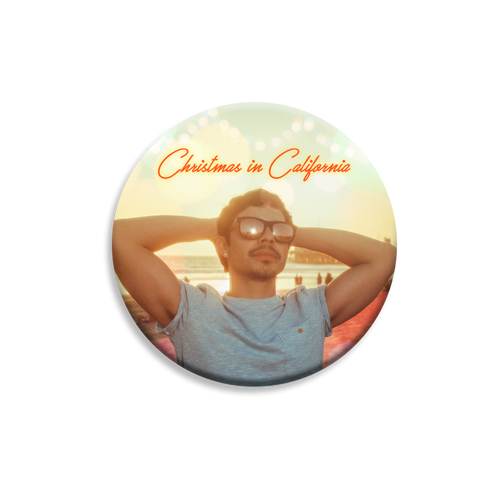 Christmas in California Button