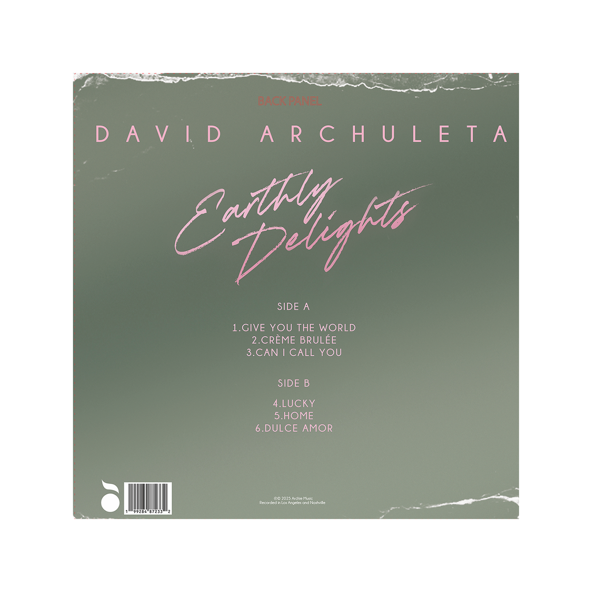 Earthly Delights SIGNED EP